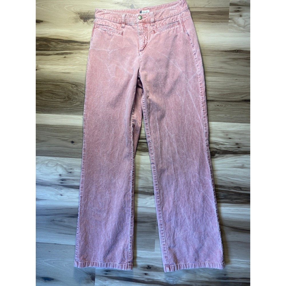 Roxy Womens Pink Corduroy Discover‎ People Pants High Rise Size 28 6 US